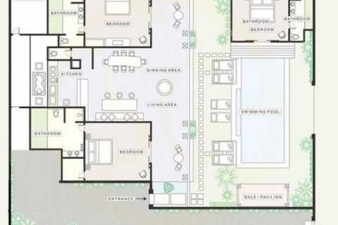 Вилла с 3 спальнями в Seminyak, Бадунг, Индонезия № 918 16