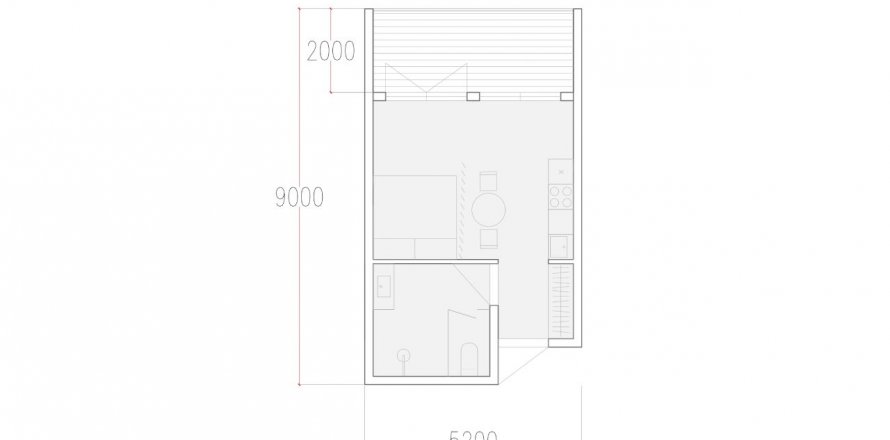 1 bedroom Apartment in Parq Citadel Ungasan, Badung, Indonesia No. 7385