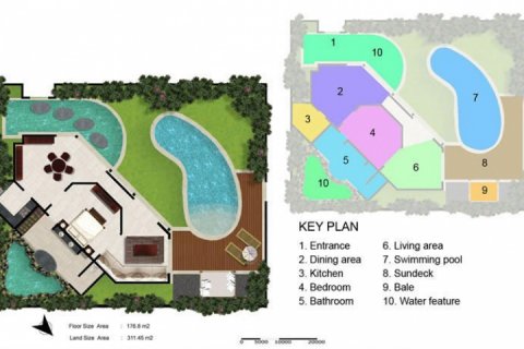 Вилла с 1 спальней в Seminyak, Бадунг, Индонезия № 1219 9