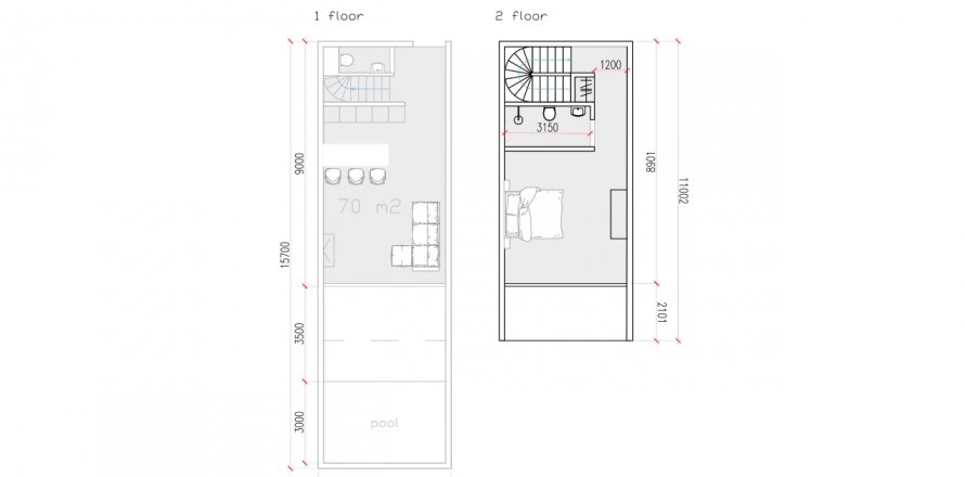 1 bedroom Townhouse in Parq Citadel Ungasan, Badung, Indonesia No. 7321