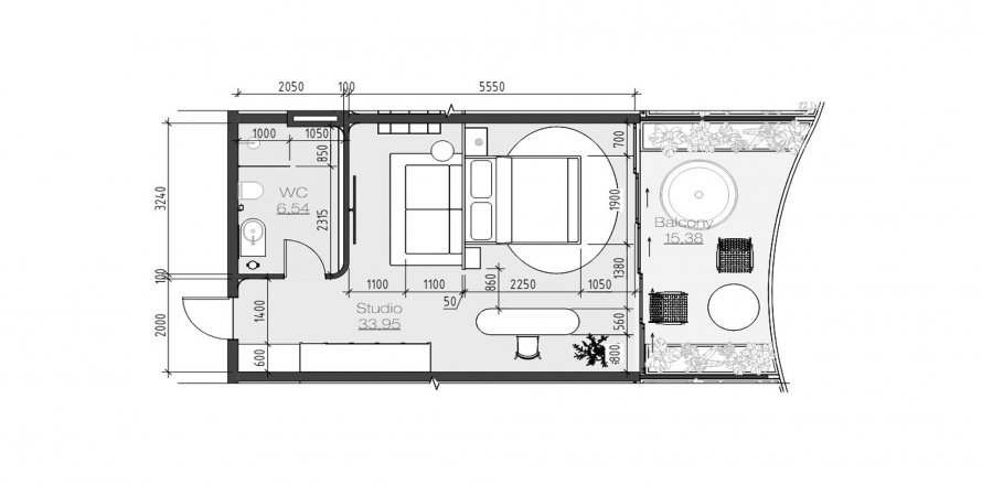 1 bedroom Apartment in Sunny Wellness SPA Pecatu, Badung, Indonesia No. 7113