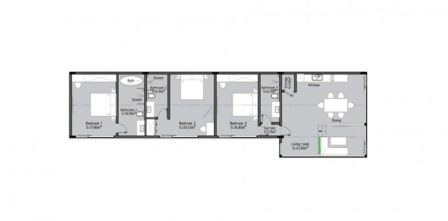 Вилла с 3 спальнями в Garden Villa II, Убуд, Гианьяр, Индонезия № 3915