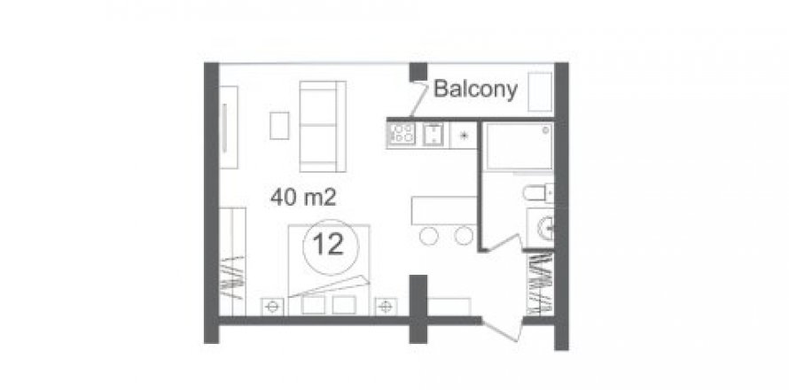 1 bedroom Apartment in SUNNY APARTS II Canggu, Badung, Indonesia No. 6693