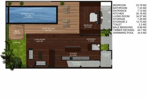 5 bedrooms Villa in Jimbaran, Badung, Indonesia No. 1260 16