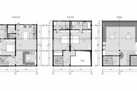 Villa floor plan «Elysium », 3 bedrooms in Elysium