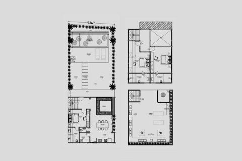 Планировка Виллы «3BR-5» с 3 спальнями в ЖК Aquamarine II