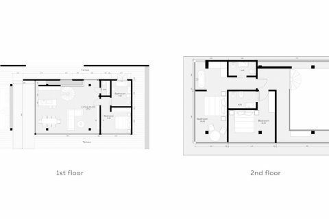 Villa floor plan «3BR-48», 3 bedrooms in Ocean City