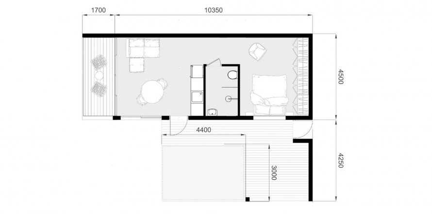 1 bedroom Villa in Ocean City Karangasem, Karang Asem, Indonesia No. 6941