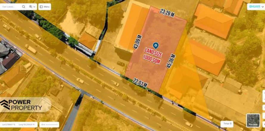 1000m2 Land in Nusa Dua, Badung, Indonesia No. 8790