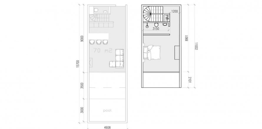 1 bedroom Townhouse in Parq Soho Surfside Pecatu, Badung, Indonesia No. 7382