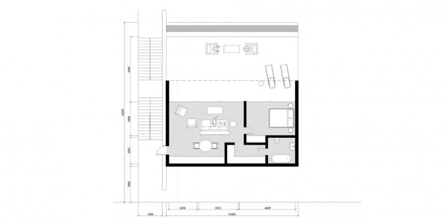1 bedroom Penthouse in Parq Soho Surfside Pecatu, Badung, Indonesia No. 7381