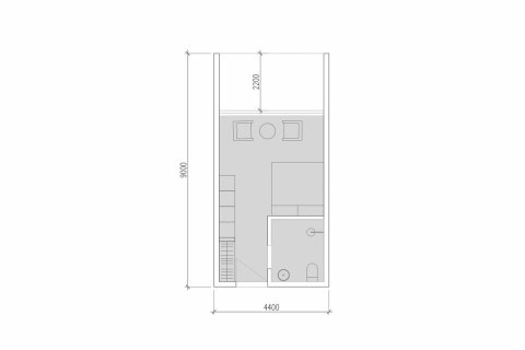 Планировка Квартиры «1BR-32» с 1 спальней в ЖК ZEN ESTATE