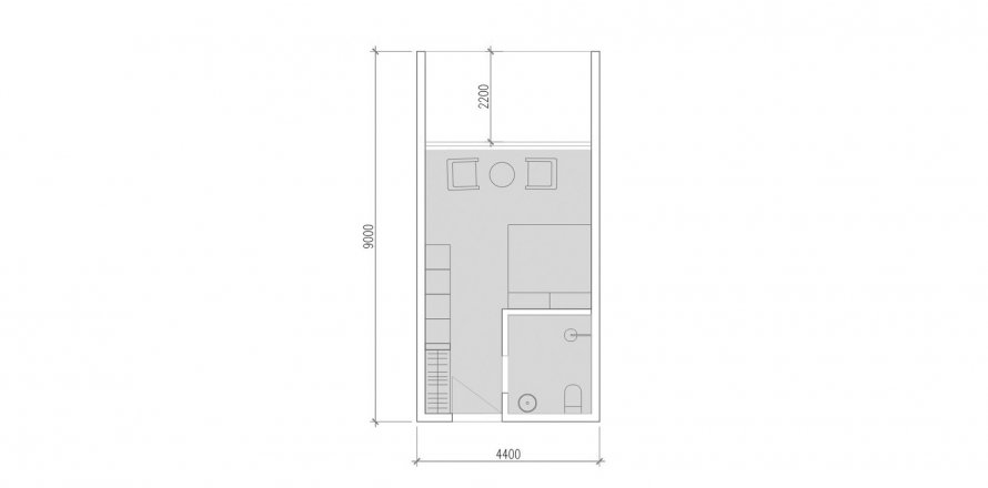 1 bedroom Apartment in ZEN ESTATE Ungasan, Badung, Indonesia No. 7324