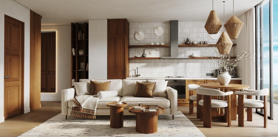 Квартира с 2 спальнями в Abba Melasti Residence, Бадунг, Индонезия № 8428