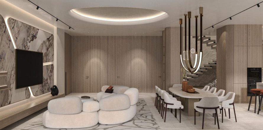 Квартира с 3 спальнями в Golden Pearl, Индонезии № 7267