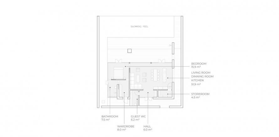 1 bedroom Villa in Parq Citadel Ungasan, Badung, Indonesia No. 6948