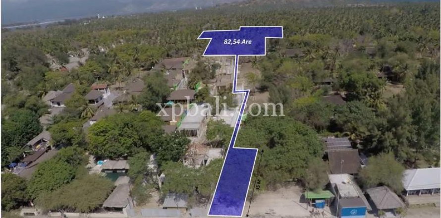 Земельный участок 8246м2 в Gili Trawangan, Гили-Индах, Северный Ломбок, Индонезия № 7862