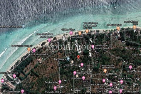 Земельный участок 8246м2 в Gili Trawangan, Гили-Индах, Северный Ломбок, Индонезия № 7862 6
