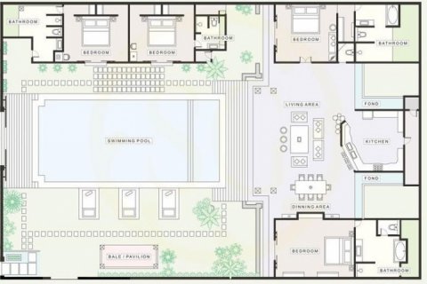 Вилла с 4 спальнями в Seminyak, Бадунг, Индонезия № 793 25
