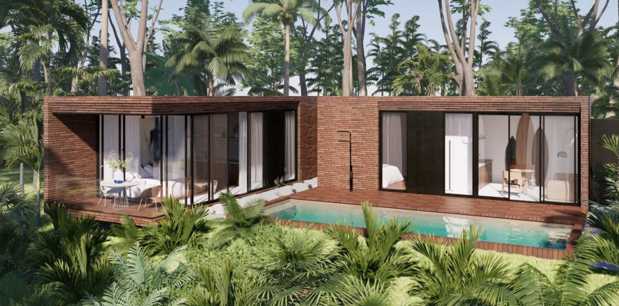 Вилла с 2 спальнями в Parq Soho Surfside, Pecatu, Бадунг, Индонезия № 6958