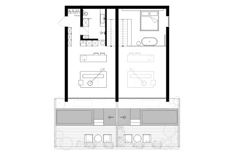 Планировка Квартиры «1BR» с 1 спальней в ЖК The HEIGHTS