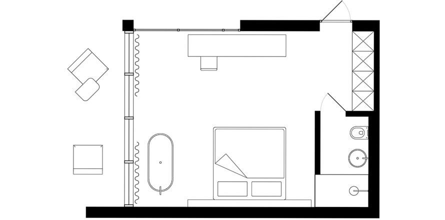 Квартира студия в The HEIGHTS, Mengwi, Бадунг, Индонезия № 9203
