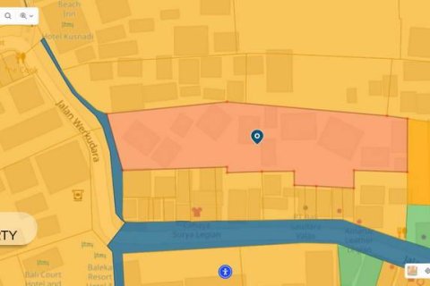 Земельный участок 2610м2 в Kuta, Бадунг, Индонезия № 13631 3