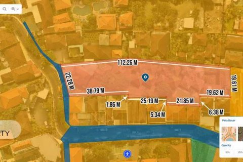 Земельный участок 2610м2 в Kuta, Бадунг, Индонезия № 13631 6