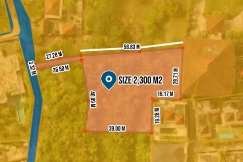 Земельный участок 2300м2 в Южная Кута, Бадунг, Индонезия № 9619 3