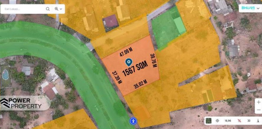 1567m2 Land in Central Lombok, Indonesia No. 9621