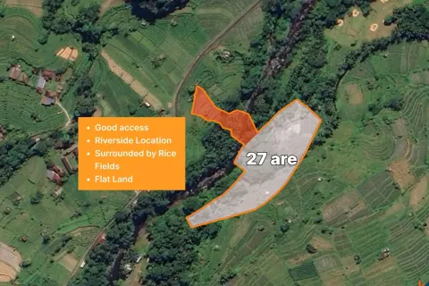 Land in Sidemen, Karang Asem, Indonesia No. 10773