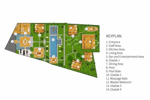 Вилла с 5 спальнями в Canggu, Бадунг, Индонезия № 661 29