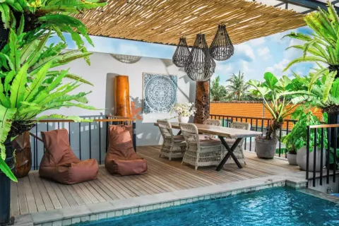 Вилла с 1 спальней в Canggu, Бадунг, Индонезия № 12921 11