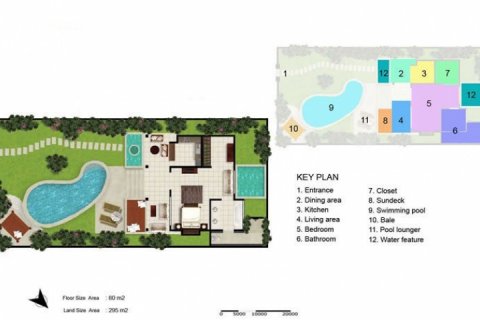 Вилла с 1 спальней в Seminyak, Бадунг, Индонезия № 1284 7