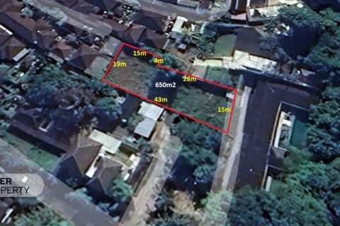 Земельный участок 630м2 в Переренан, Mengwi, Бадунг, Индонезия № 8863 2