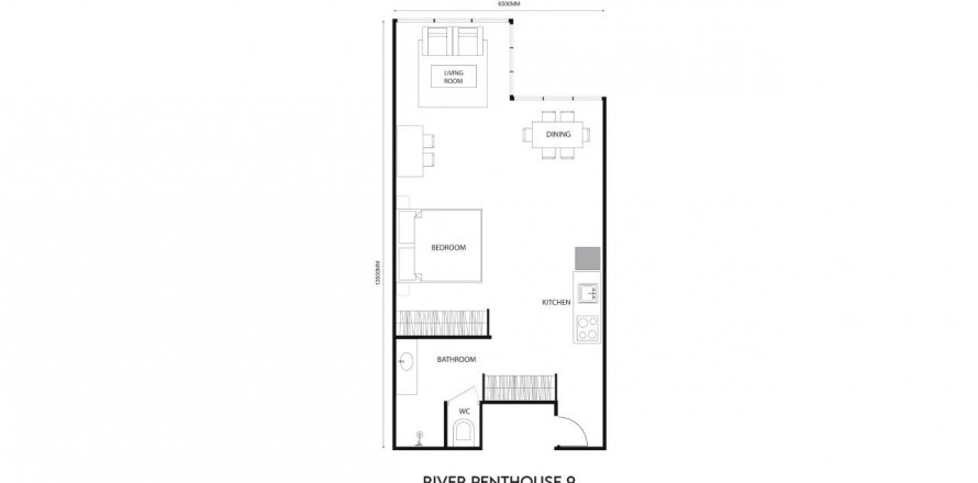1 bedroom Penthouse in Parq Ubud Tegallalang, Gianyar, Indonesia No. 7391