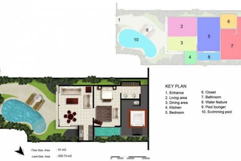 Вилла с 1 спальней в Seminyak, Бадунг, Индонезия № 1354 10