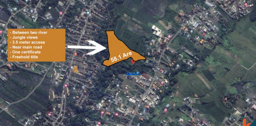 Land in Tumbak Bayuh, Mengwi, Badung, Indonesia No. 11374