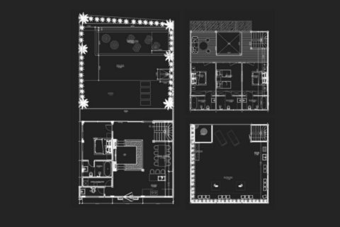 Планировка Виллы «4BR-7» с 4 спальнями в ЖК Aquamarine II