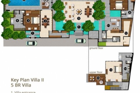 Вилла с 3 спальнями в Seminyak, Бадунг, Индонезия № 957 22
