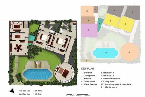 Вилла с 2 спальнями в Seminyak, Бадунг, Индонезия № 1064 13