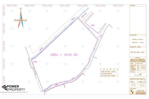 Земельный участок 3248м2 в Canggu, Бадунг, Индонезия № 9362 5