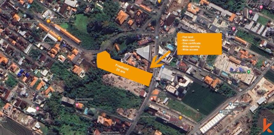Land in Canggu, Badung, Indonesia No. 11269